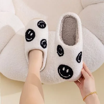 Slippers for evening calm-Melody Smiley Face Slippers