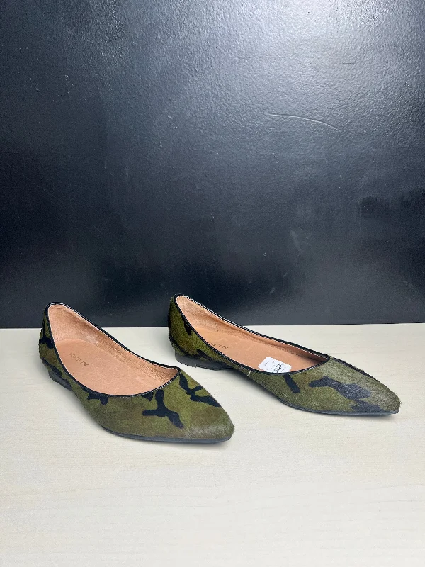 soft mesh flats-Shoes Flats By Anthropologie In Camouflage Print, Size: 6