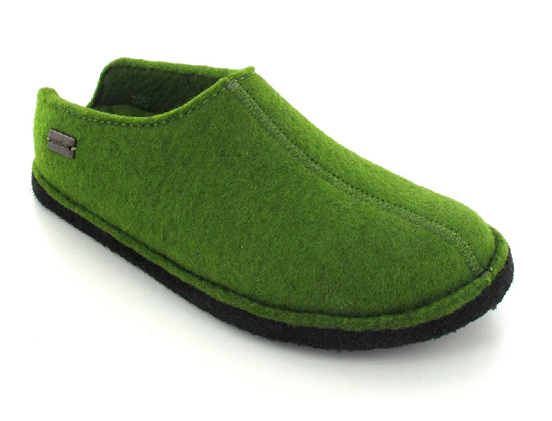 Slippers for wet vibes-HAFLINGER® Slippers with Arch Support Flair Smily, grass-green