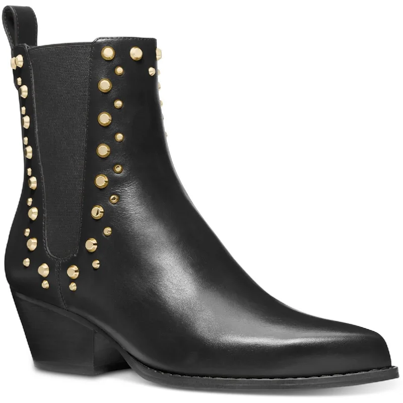 Stylish boots for extreme cold conditions -MICHAEL Michael Kors Womens Leather Chelsea Boots