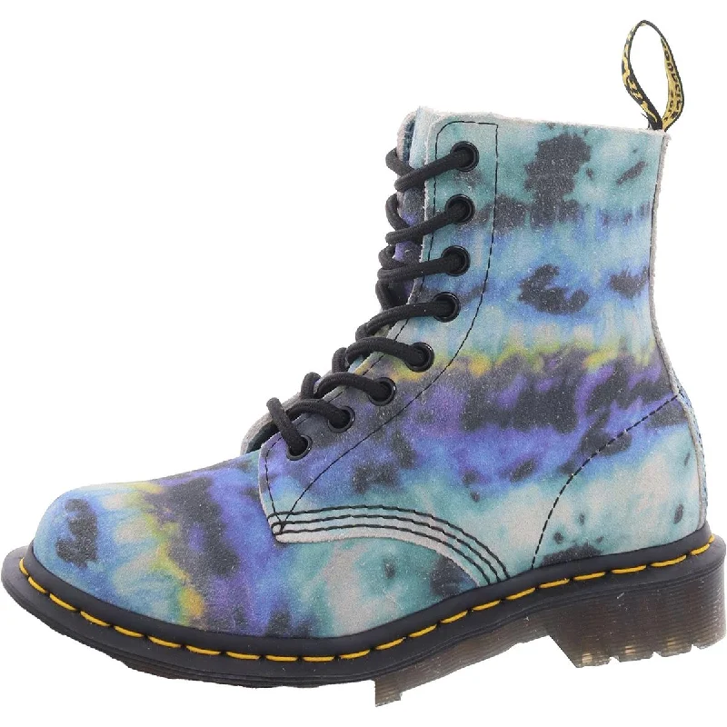 Comfortable snow boots for women’s feet -Dr. Martens Womens Suede Oil Resits Combat & Lace-Up Boots