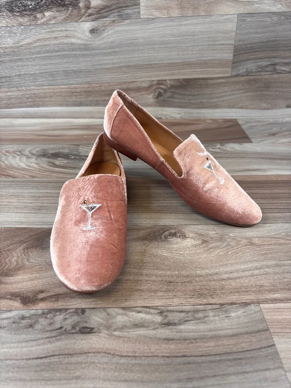 fashionable beige flats-Shoes Flats By Clothes Mentor In Pink, Size: 9