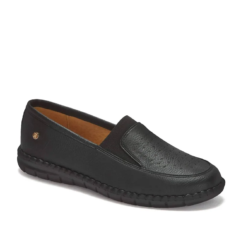 Women's Comfort Moccasin Shoes In Black