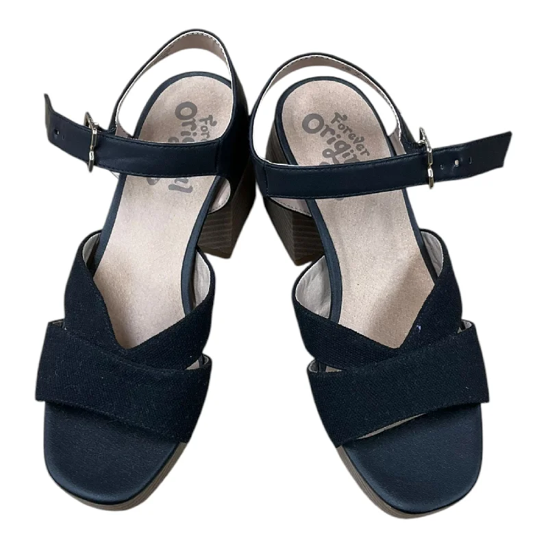 sandals with lightweight straps -Sandals Heels Block By Dr Scholls In Black, Size: 8.5