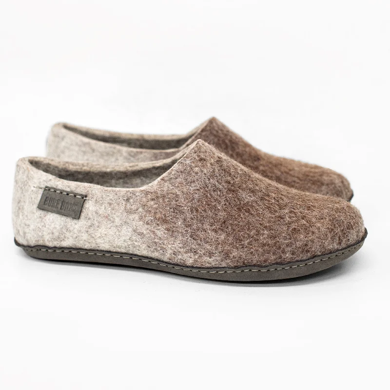 Slippers for summer rest-Men's Slippers OBRE Alpaca clogs