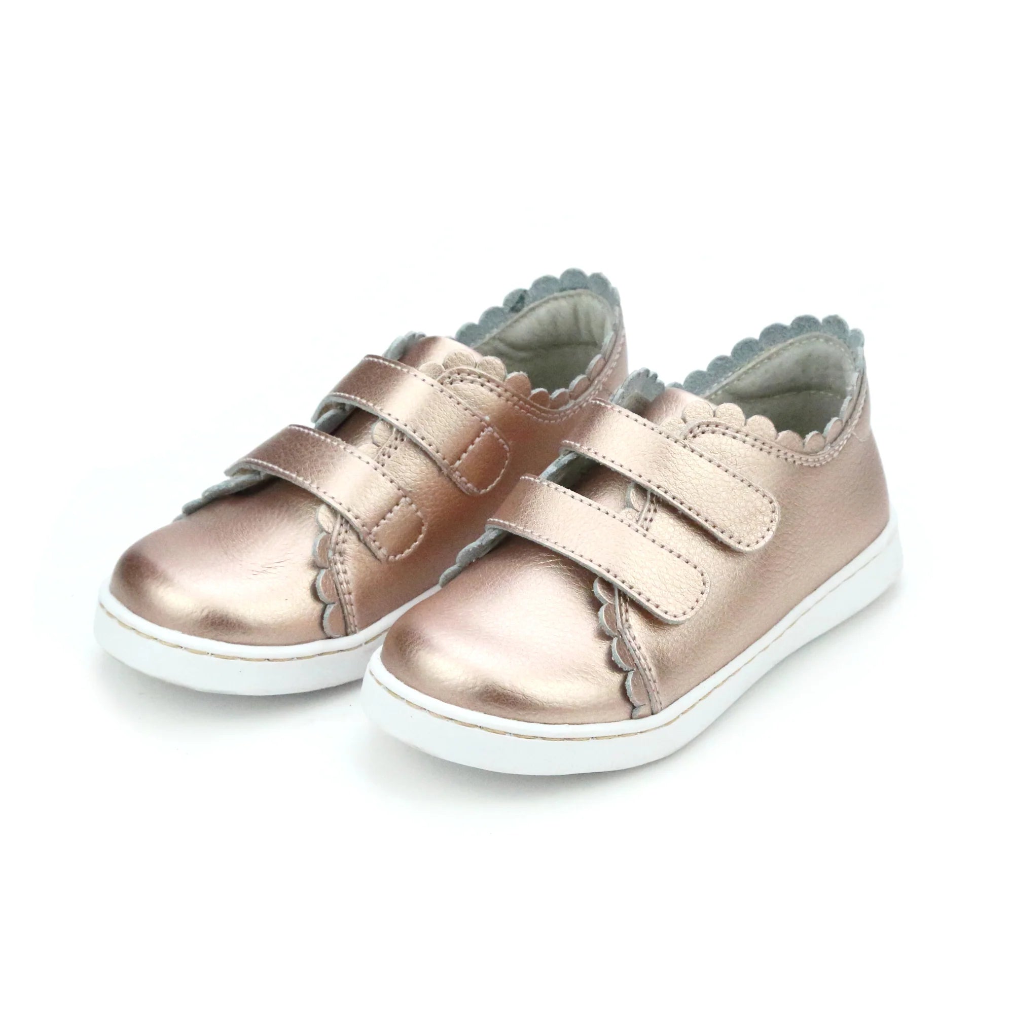 Rose Gold Caroline Scalloped Sneaker