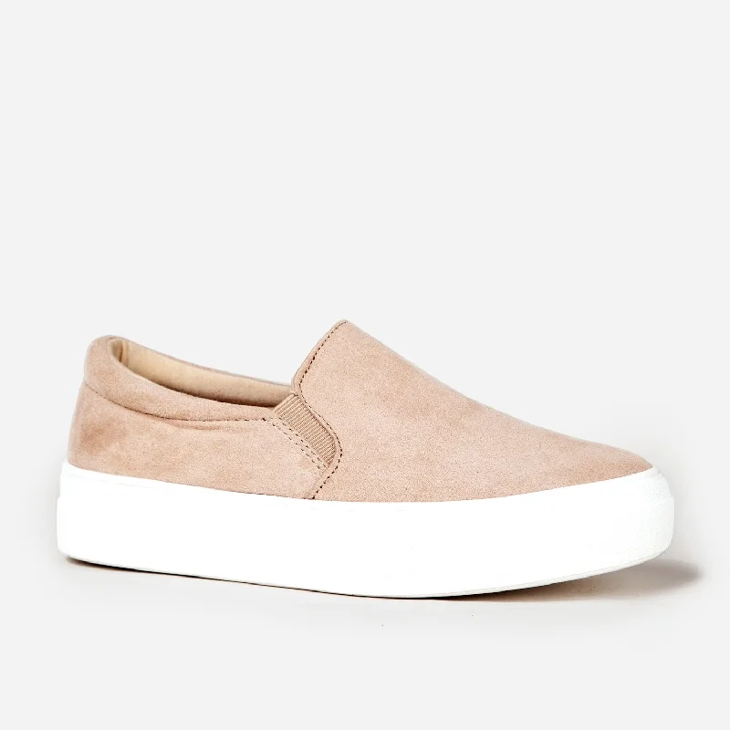 Luna | Beige Suede