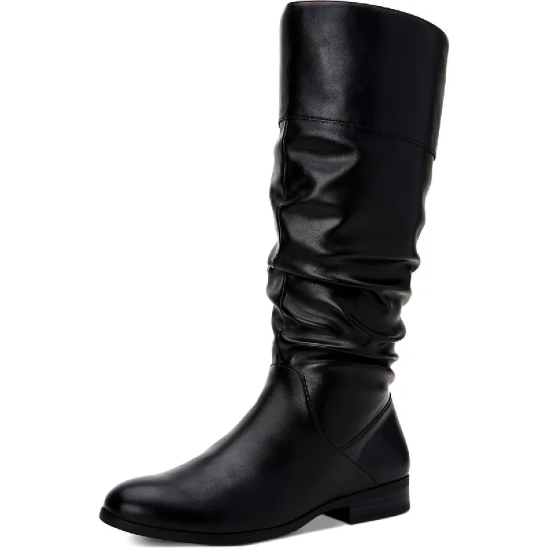 Booties for fall fashion -Style & Co. Womens Kelimae Wide Calf Knee-High Boots