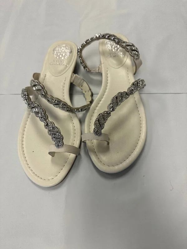 sandals for pool parties -Sandals Heels Wedge By Vince Camuto  Size: 9