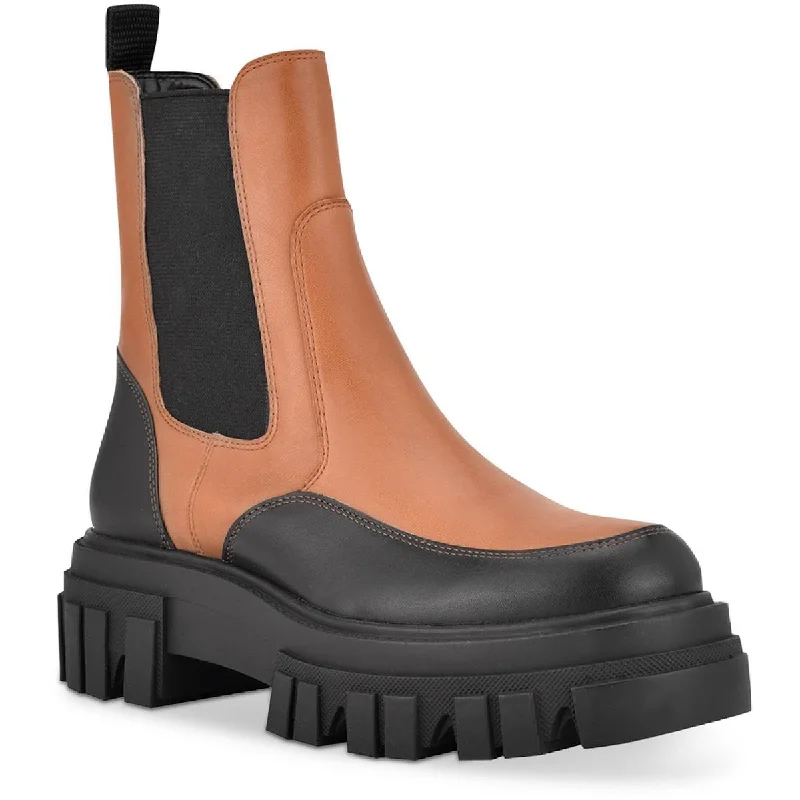 Best boots for snow and ice conditions -Marc Fisher LTD Womens Morgan Leather Lug Sole Chelsea Boots