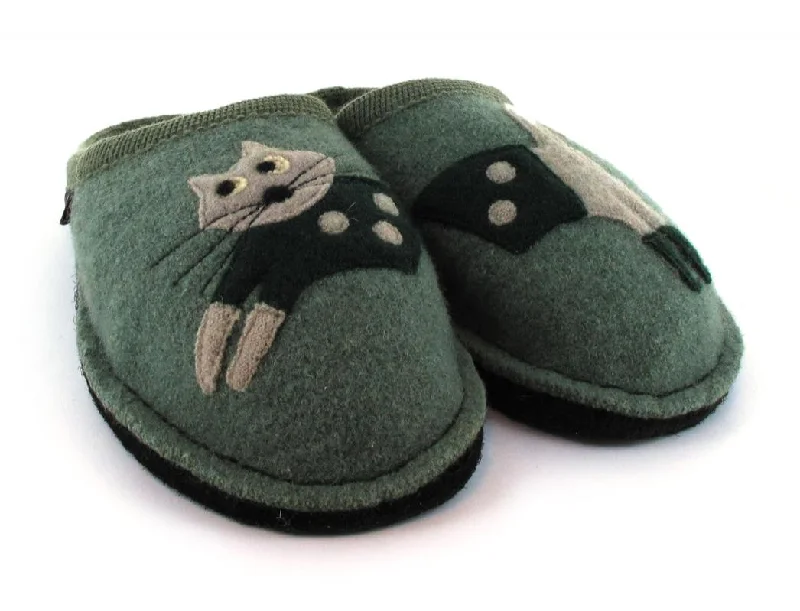 Slippers with comfy rest-HAFLINGER Women's Slippers | Flair Cucho, Kiwi