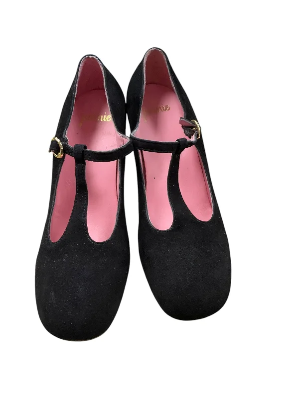 high heels for evening wear with a twist -Shoes Heels Block By Cmc In Black, Size: 9