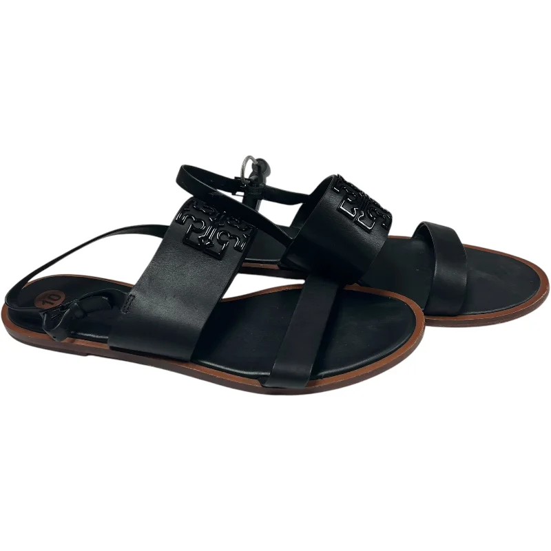 sandals for hot climates -Sandals Designer By Tory Burch In Black, Size: 10