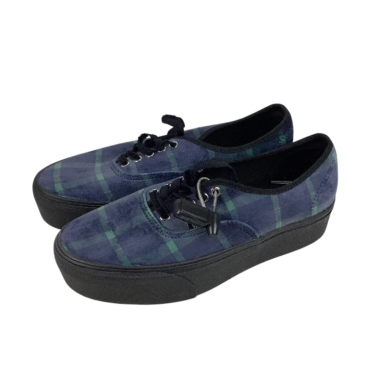 high heels for sleek evening looks -Shoes Heels Platform By Vans In Plaid Pattern, Size: 10