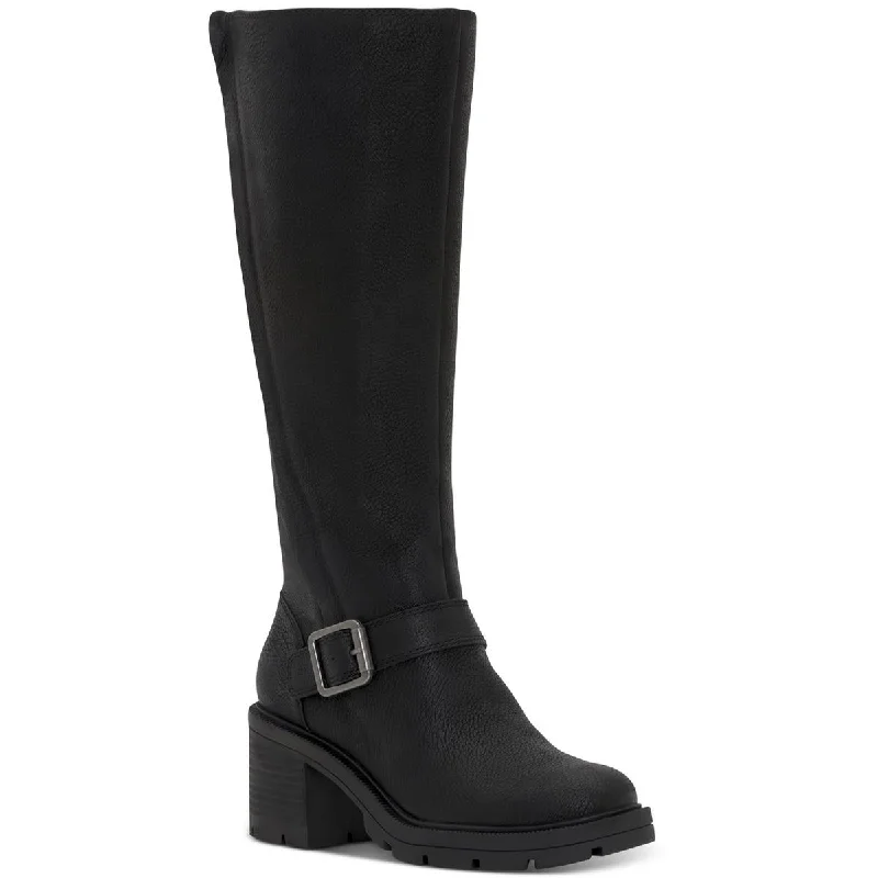 Boots for style and comfort in winter -Lucky Brand Womens Scoty  Leather Knee-High Boots