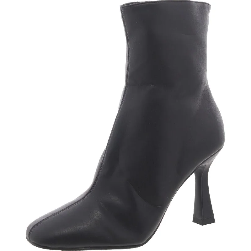 Stylish boots for rainy weather -Open Edit Womens Rafael Faux Leather Pointy Toe Chelsea Boots