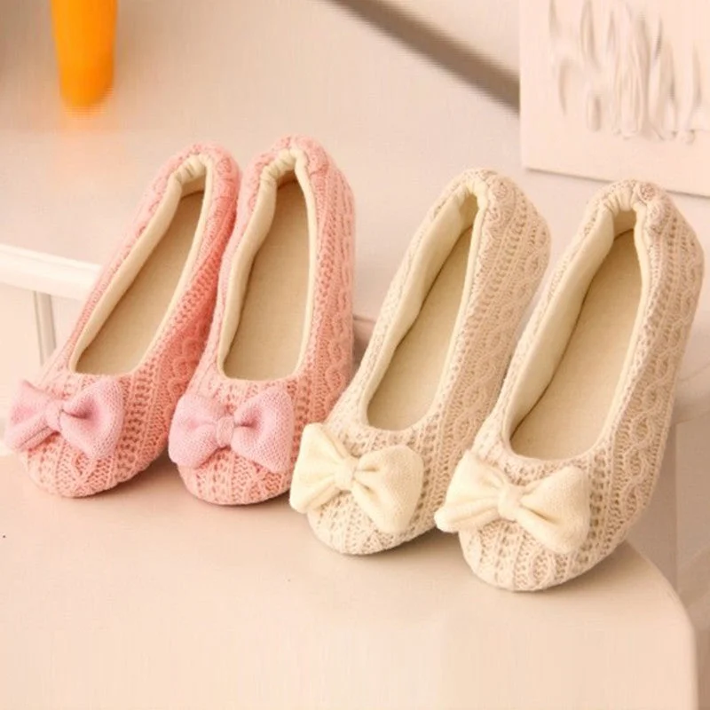 Slippers for long comfort-Slippers Women Ladies Home Floor Soft Indoor Outsole Cotton-Padded Funny Shoes Female Cashmere Warm Casual Shoes BZ862338