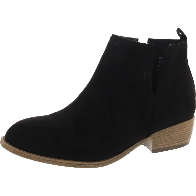 Comfortable winter boots for rough conditions -Journee Collection Womens Block Heel Faux Suede Mid-Calf Boots