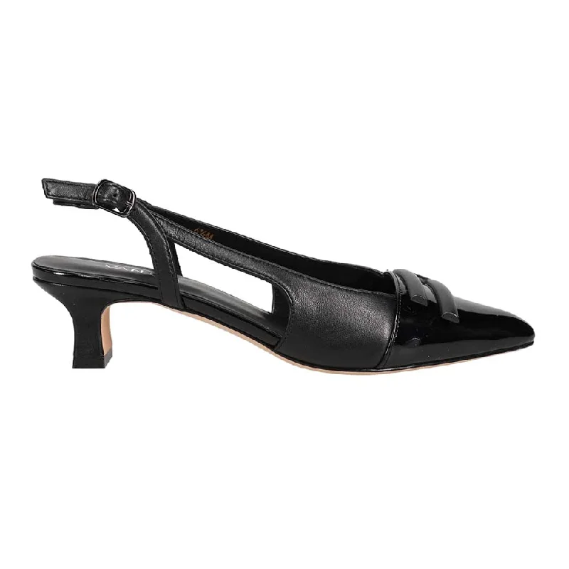 high heels with a timeless appeal for every occasion -Tady Pointed Toe Slingback Pumps