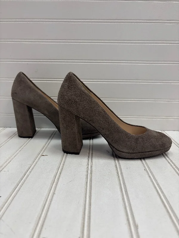 comfortable high heels for walking -Shoes Heels Platform By Cole-haan In Taupe, Size: 8.5