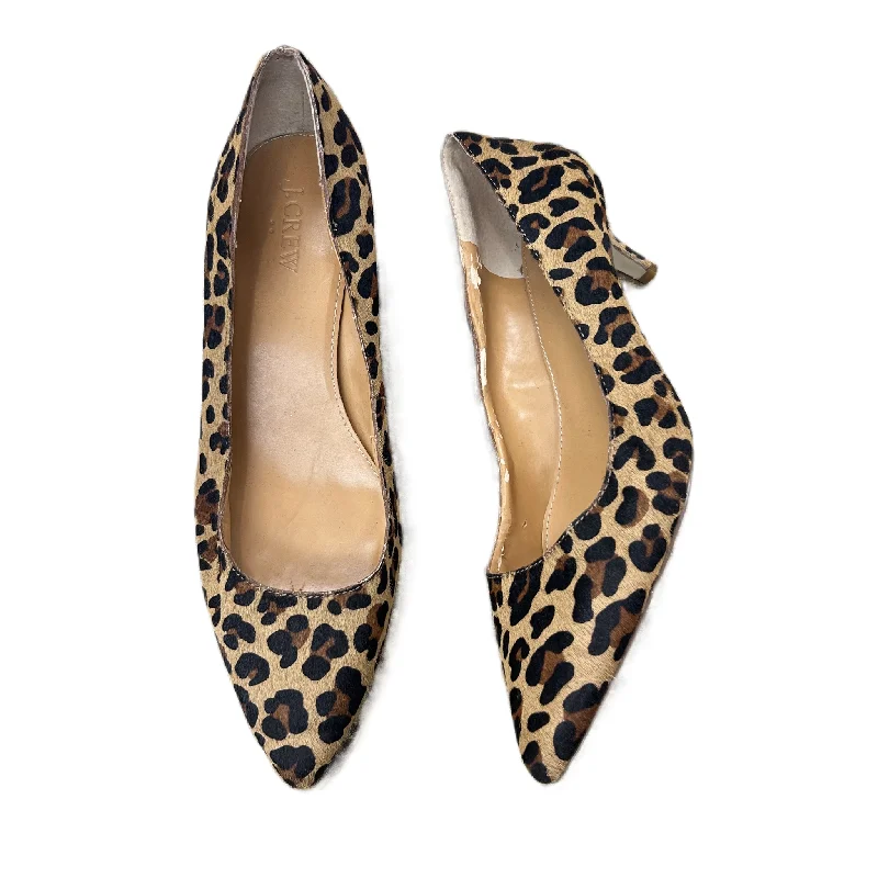 high heels for adding a touch of glamour -Shoes Heels Kitten By J. Crew In Leopard Print, Size: 9.5