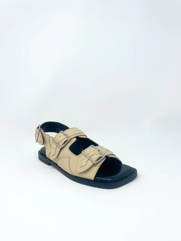 sandals for summer getaways -Faye in Sand Calf