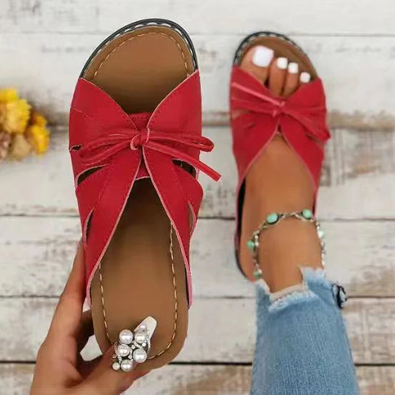 Slippers for summer rest-Women Sandals Shoes For Women Low Heels Slippers Summer Women's Footwear