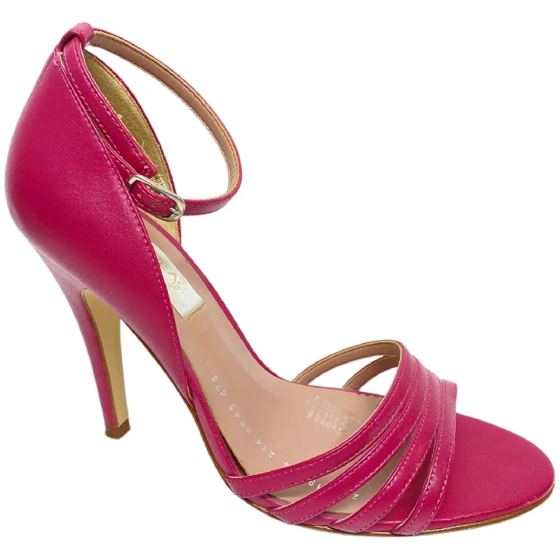 sandals with soft soles -Sandals Heels Stiletto By Andrea In Pink, Size: 6.5