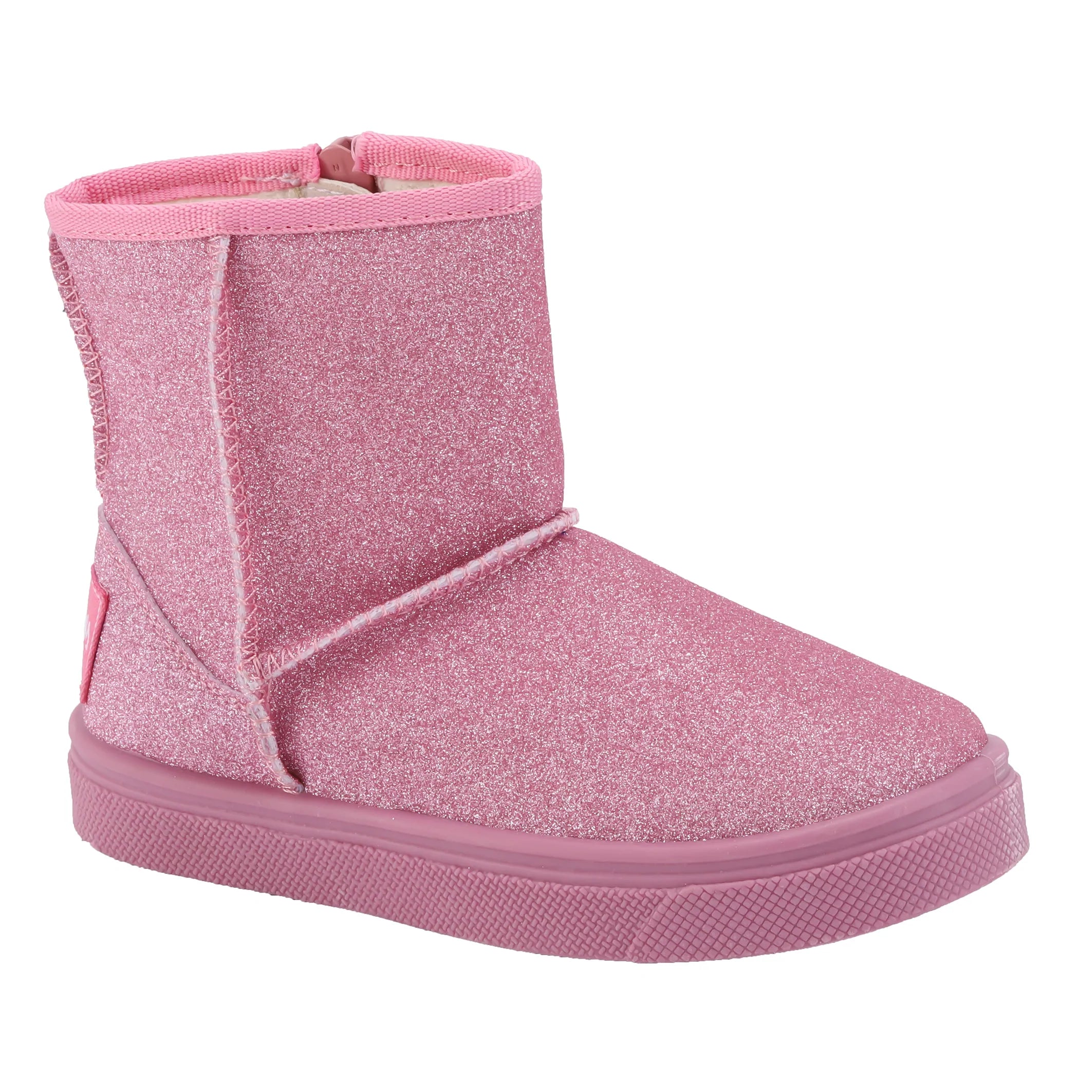 Insulated boots with added warmth for snow -Frost Boot Pink Glitter OK2287G