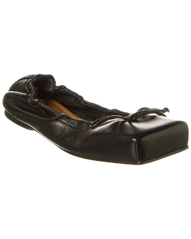 Jacquemus Les Ballerines Leather Ballet Flat