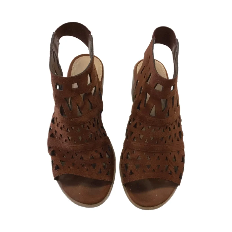 high heels for adding a luxurious touch to any look -Shoes Heels Wedge By American Eagle In Brown, Size: 5