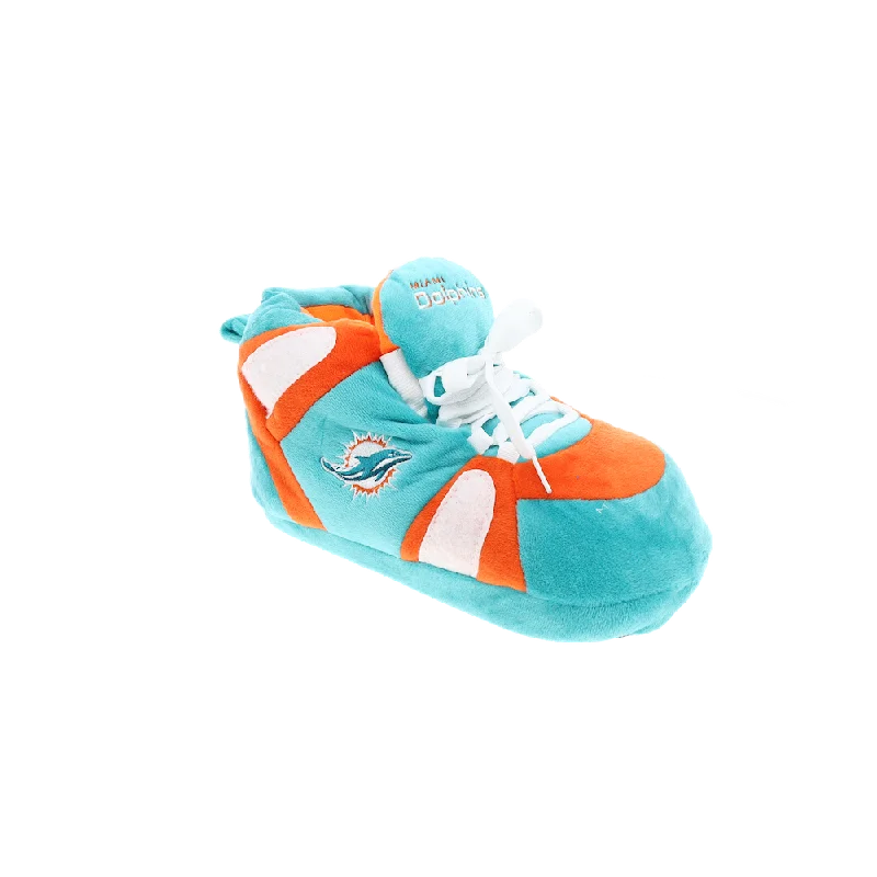 Slippers with non-slip soles-Miami Dolphins Slippers