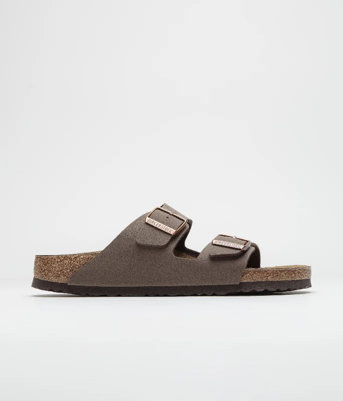 men’s sandals with open soles -Birkenstock Arizona BF Narrow Sandals - Mocha