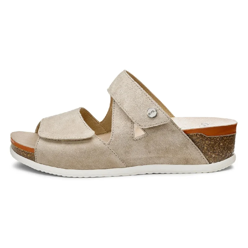 Ara Napa Sand Adjustable Cork Wedge Slide Sandal (Women's)