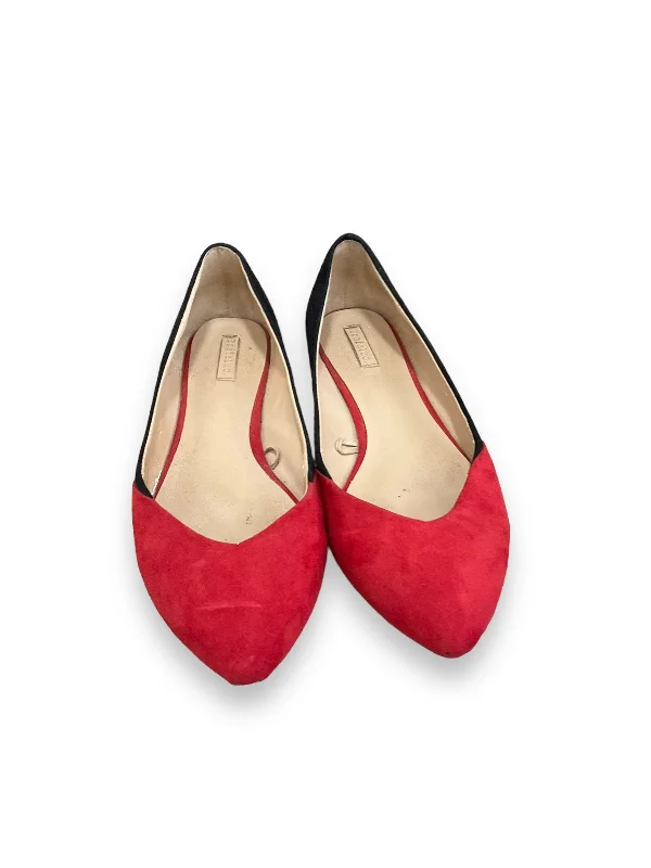 plush satin flats-Shoes Flats By Clothes Mentor  Size: 9