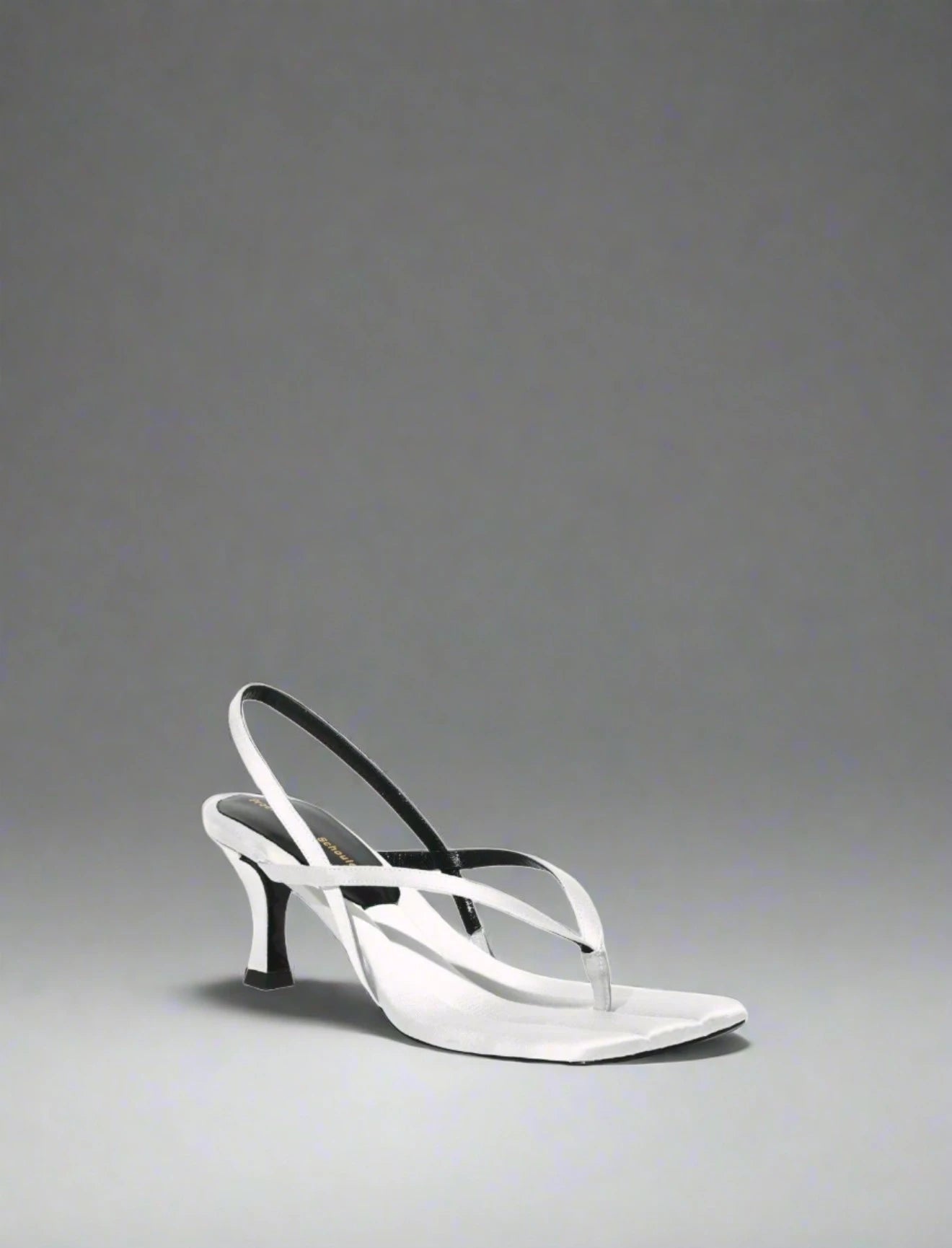 women’s sandals with decorative straps -Proenza Schouler Square Thong Sandals -white