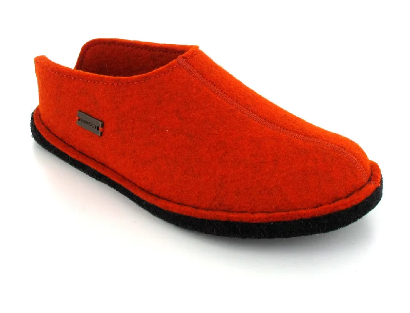 Slippers for outdoor rest-HAFLINGER Colorful Softsole Slippers Flair Smily