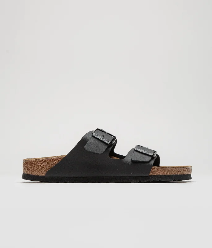 women’s sandals with low soles -Birkenstock Arizona BF Narrow Sandals - Black