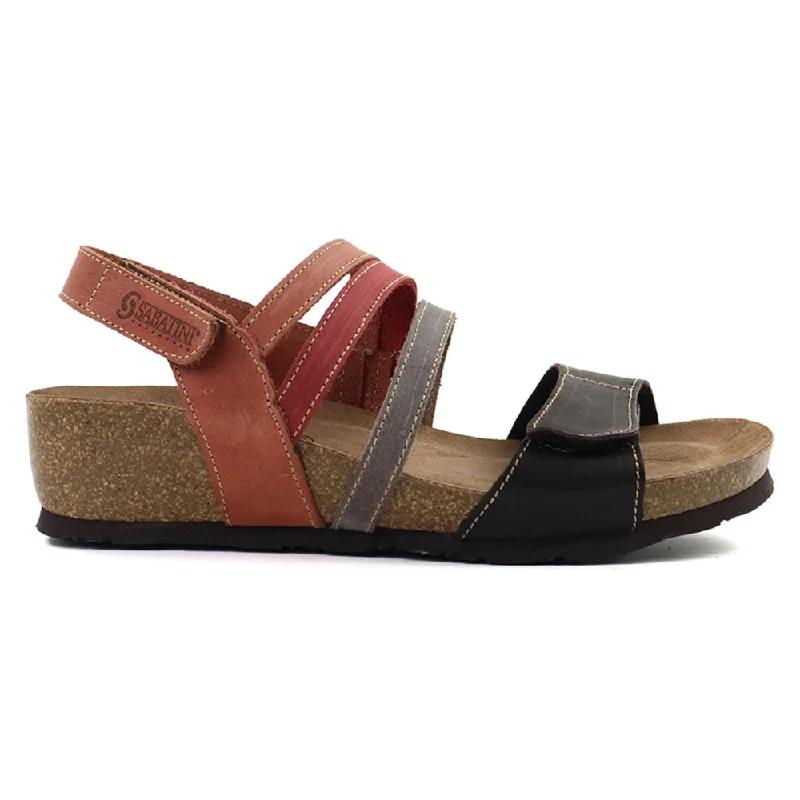 Sabatini Calzature Sloan T Moro/Cotto Sandal (Women's)