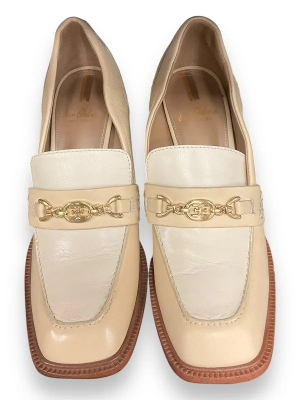 high heels for matching with unique fashion pieces -Shoes Heels Block By Sam Edelman In Tan & White, Size: 8