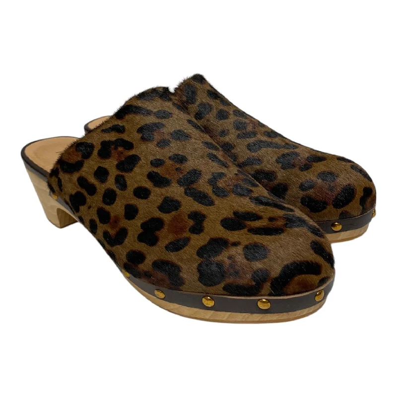 pink high heels for fun occasions -Shoes Heels Block By J. Jill In Animal Print, Size:7.5