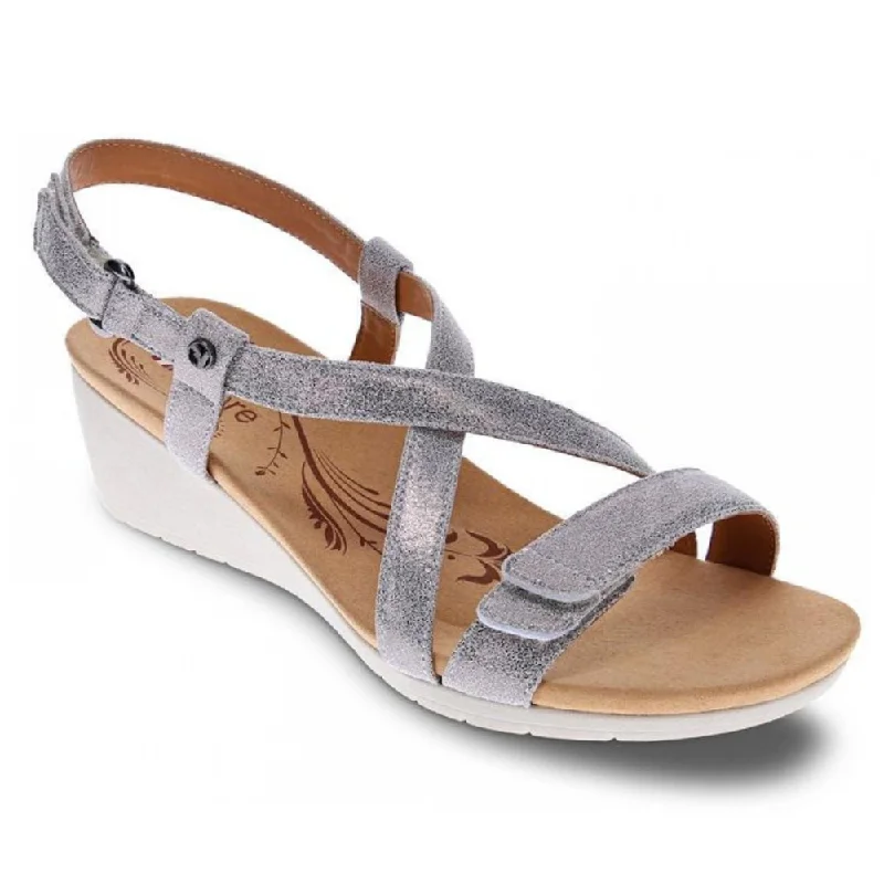 Revere Luxor Gold Wash Wedge Sandal (Women's)