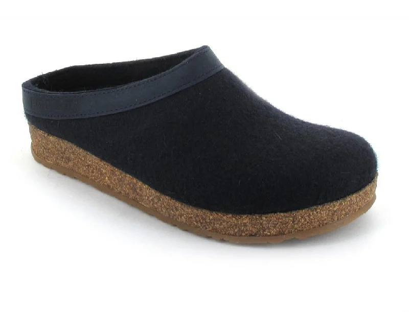 Slippers with cozy rest-HAFLINGER GZ Torben Slippers with Arch Support, dark blue