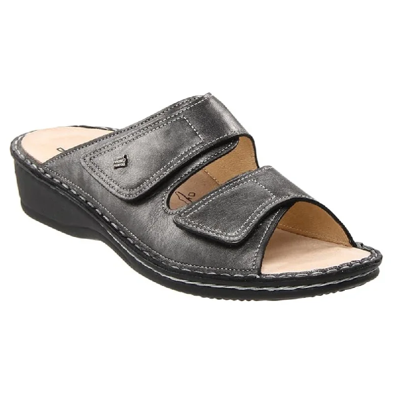 Finn Comfort Jamaica Volcano Pewter Slide-On Sandal (Women's)