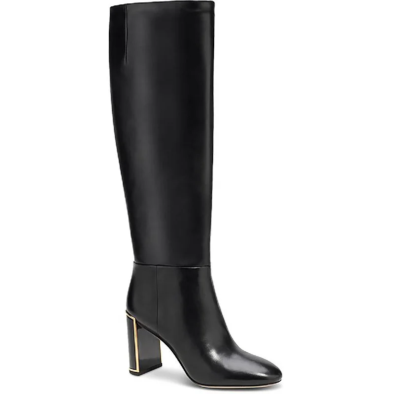 Comfortable boots for winter and fall wear -Kate Spade New York Womens Merritt Faux Leather Tall Knee-High Boots