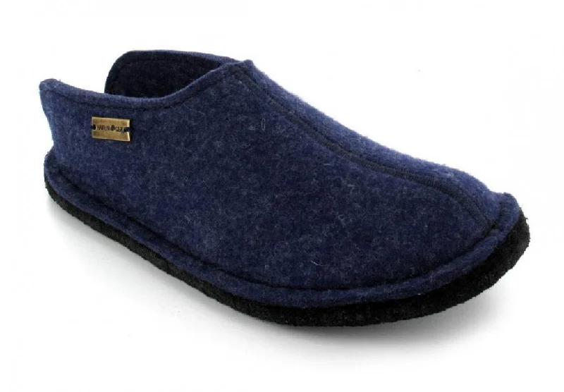 Slippers for spring vibes-HAFLINGER® Felt Slippers | Flair Smily, Denim