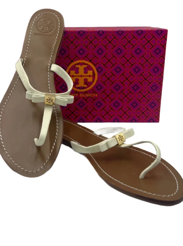 women’s sandals with block heels -New! Sandals Designer By Tory Burch  Size: 12