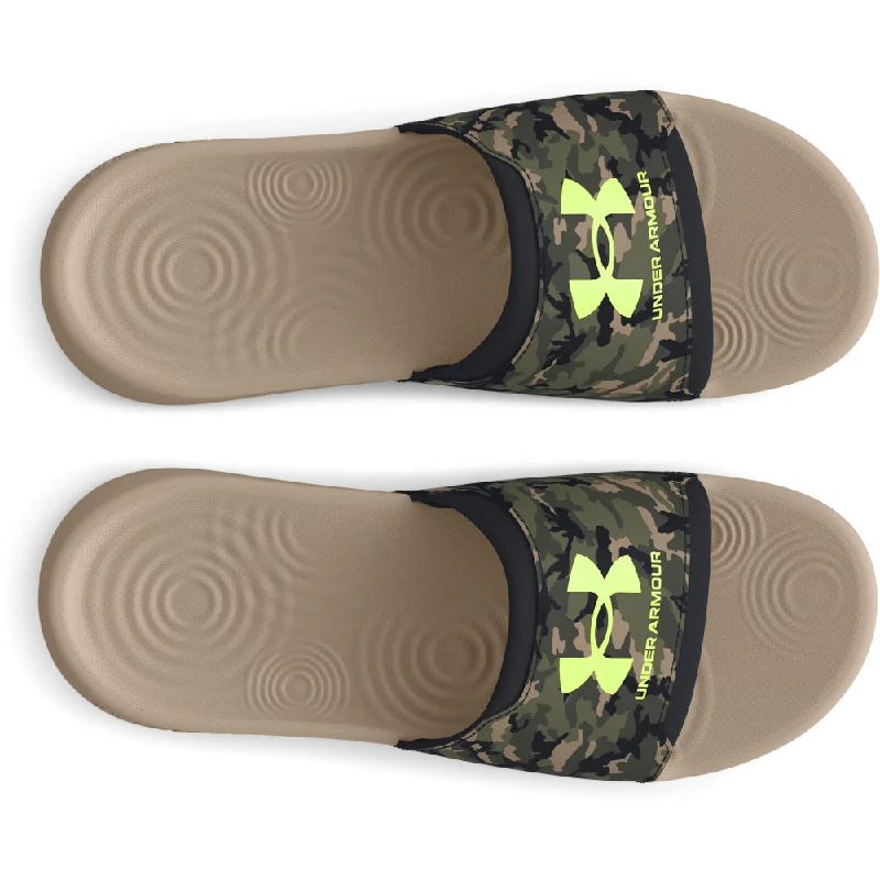 sandals for hot weather outings -Men's Under Armour Ignite Select Camo Slides