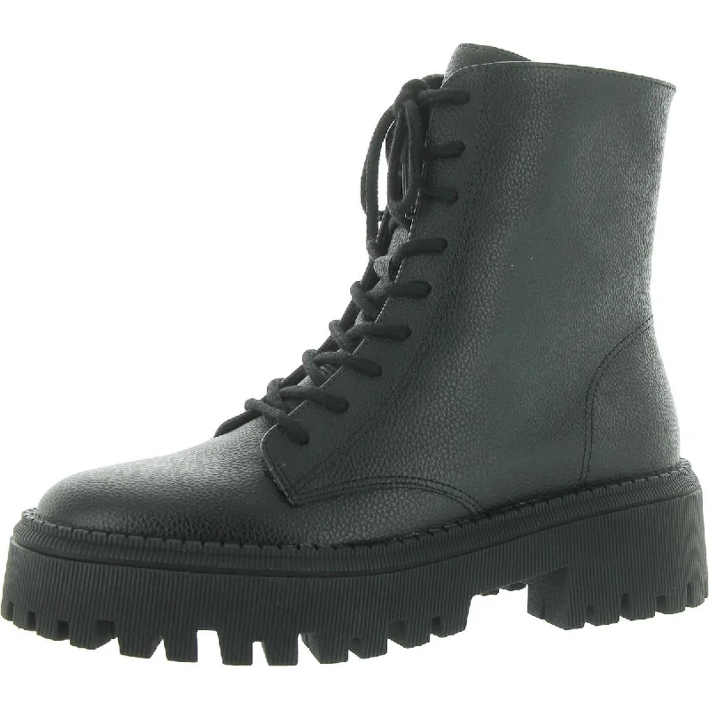 Stylish snow boots for walking in winter storm -Arezzo Womens MAYA Pull On Lug Sole Combat & Lace-Up Boots