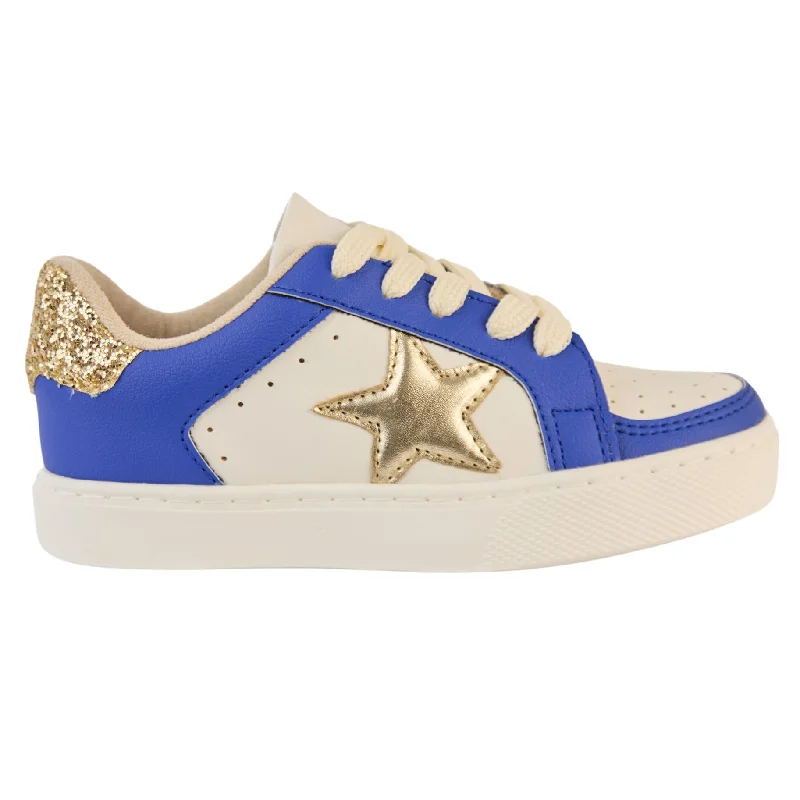 Blue/Gold Sneaker